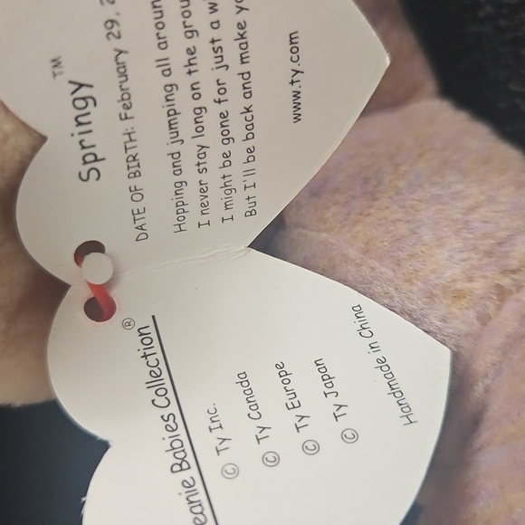 Retired - Ty Beanie Babies Collection of Rabbit's   NWT - Picture 13 of 16